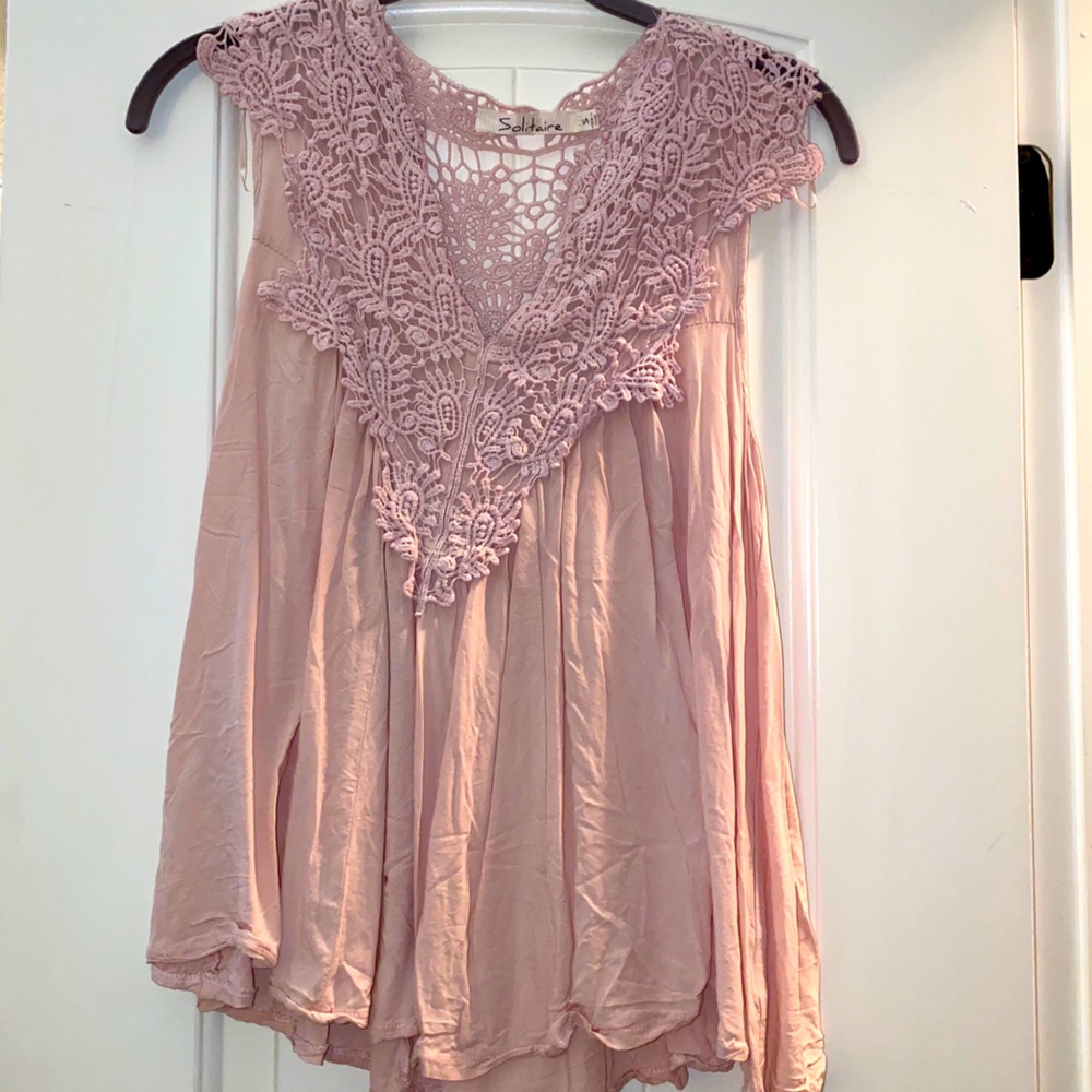 Blush pink top